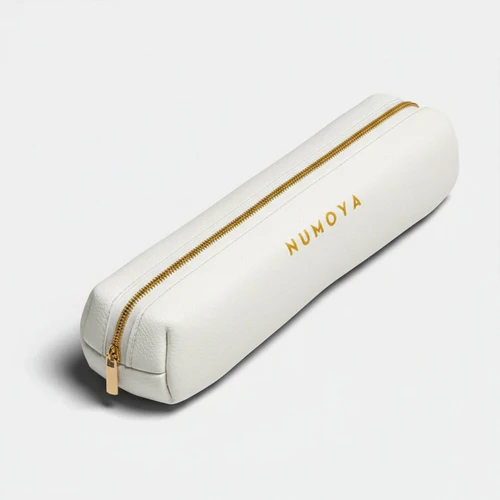 White Leather Pouch